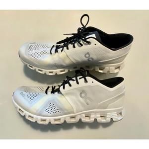 Men's On Cloud X 3 Running Shoe Ultralight and Reactive Ivory